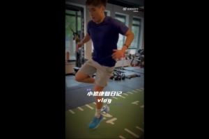 继续康复！戴伟浚分享康复日记vlog，并配文：vamos小狼
